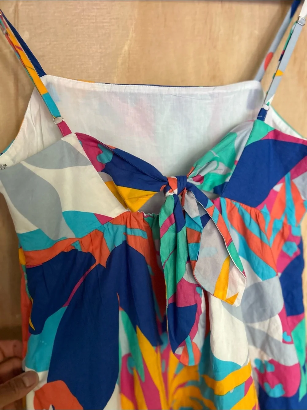 J. Crew Multicolor Floral-Print Sundress in Blue, Pink & Teal - Picture 5 of 8